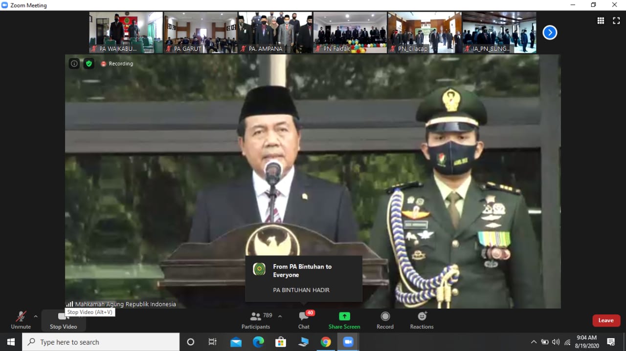 DIRGAHAYU MAHKAMAH AGUNG RI KE 75