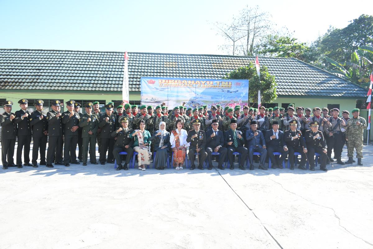 Perkuat Sinergitas Forkopimda, Ketua PA Waikabubak Hadiri Upacara Peringatan HUT ke-81 TNI di Makodim 1613/Sumba Barat