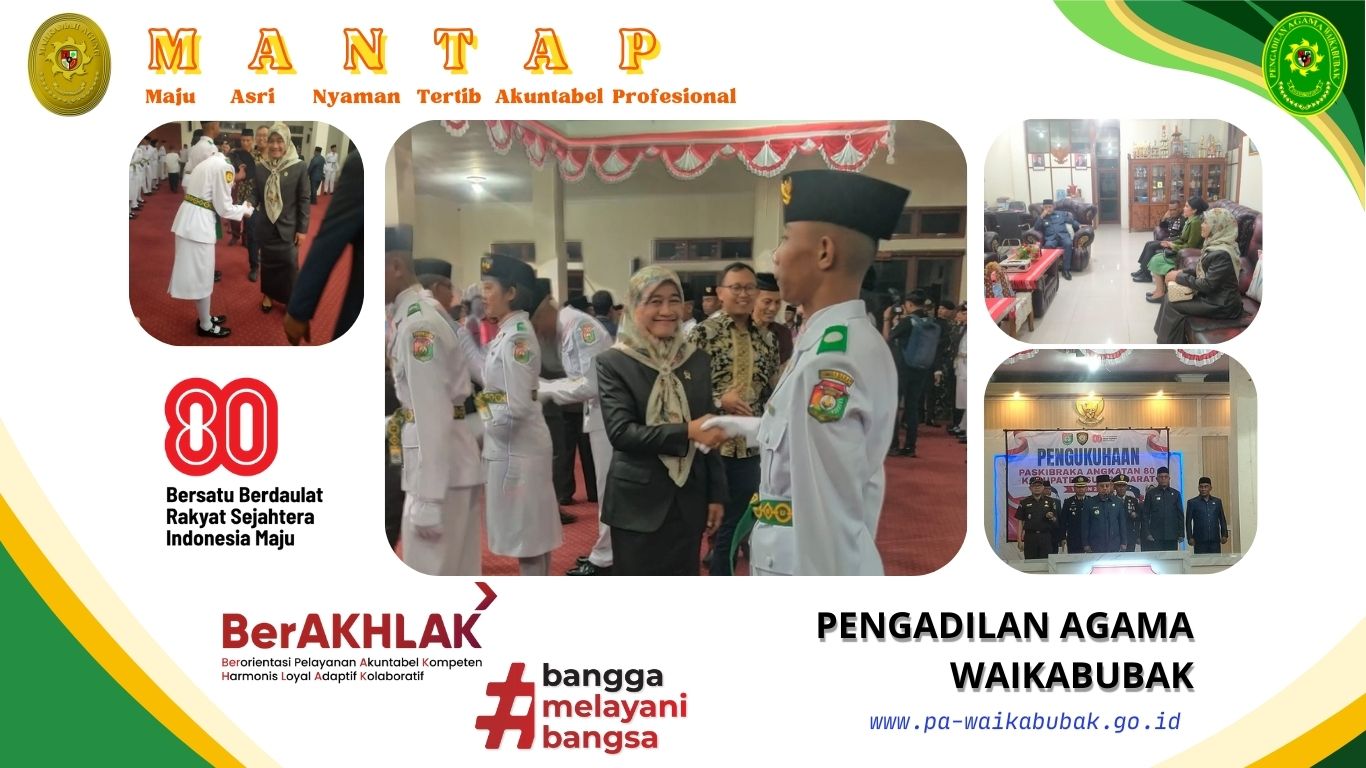 PA Waikabubak Hadiri Upacara Pengukuhan Paskibraka Angkatan 80 Tahun 2025