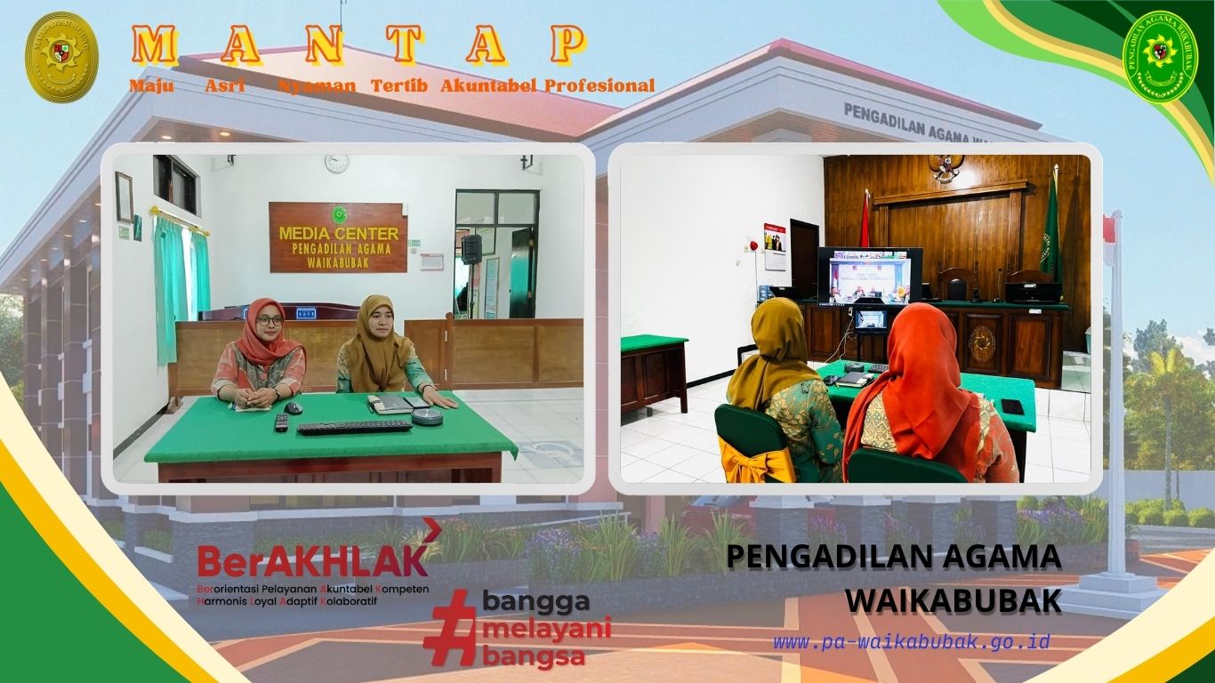 PA Waikabubak Ikuti Bimtek Peningkatan Kompetensi Mediator Secara Daring
