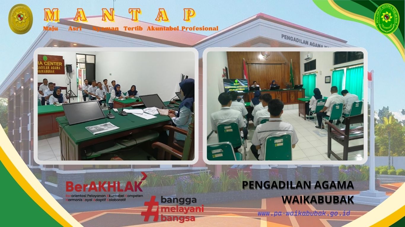 PA Waikabubak Laksanakan Rapat Monitoring dan Sosialisasi Hasil Rakor PTA Kupang