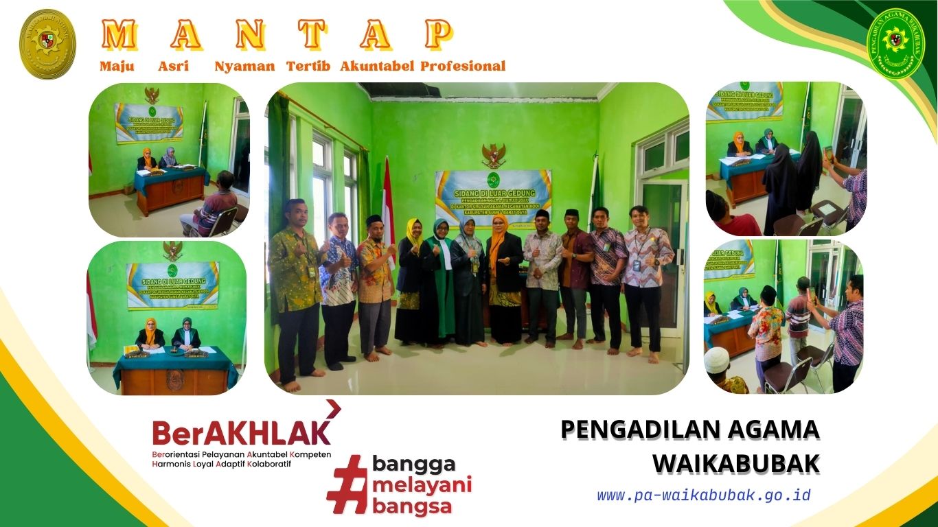 PA Waikabubak Laksanakan Sidang Keliling di KUA Kecamatan Kodi, Tangani Perkara Dispensasi Nikah dan Cerai Talak