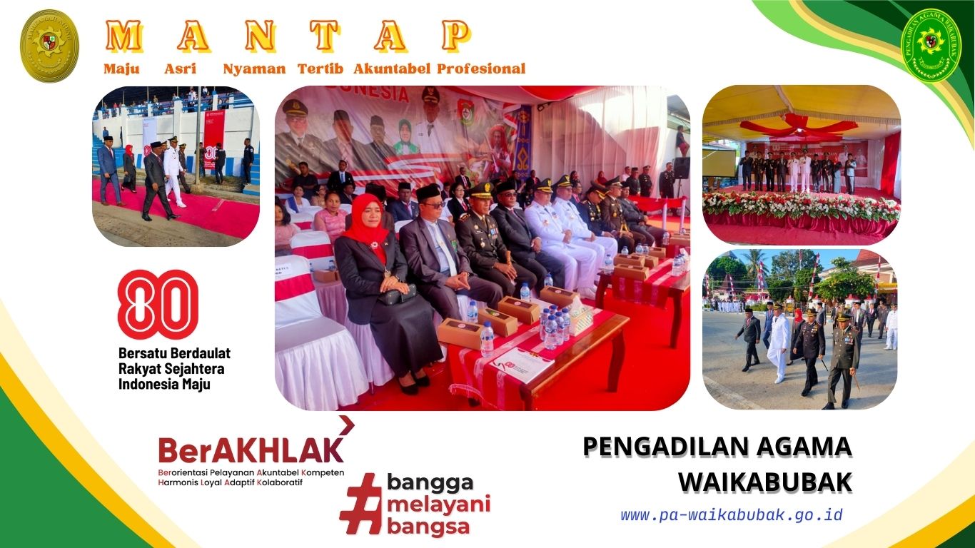 Pengadilan Agama Waikabubak Hadiri Upacara Peringatan HUT ke-80 Republik Indonesia di Waikabubak, Sumba Barat