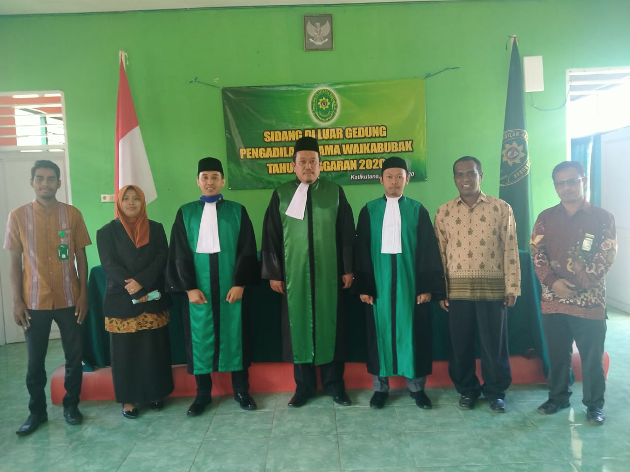 SIDANG DI LUAR GEDUNG PENGADILAN PERTAMA TA 2020