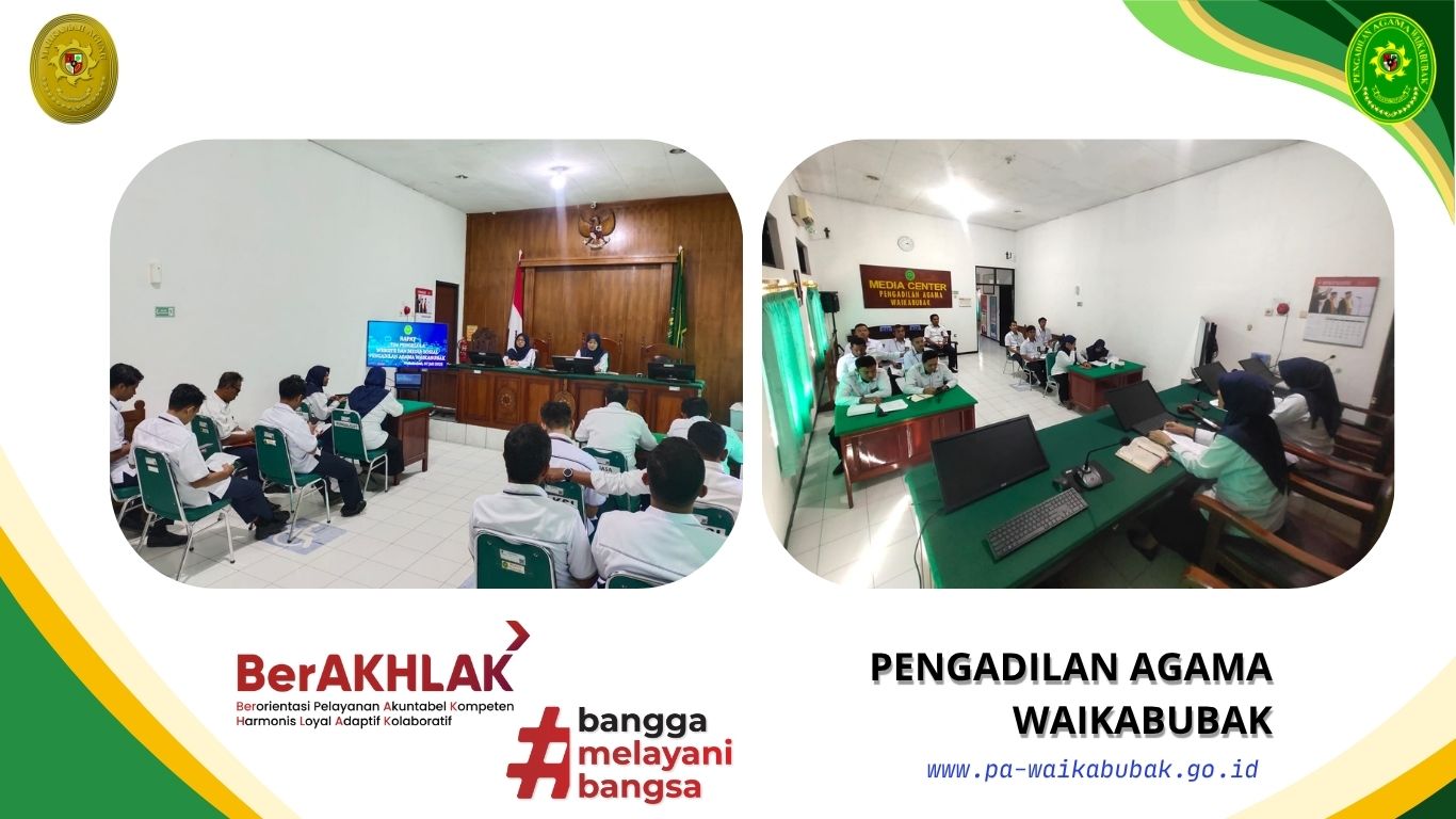 Rapat Perubahan Tim Pengelola Website dan Media Sosial PA Waikabubak Berdasarkan SK Terbaru
