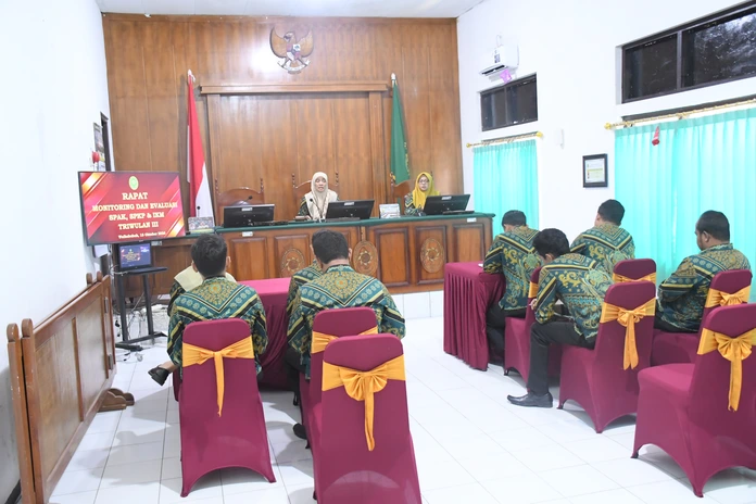 PA Waikabubak Gelar Rapat Monev SPAK, SPKP, dan IKM Triwulan III 2026