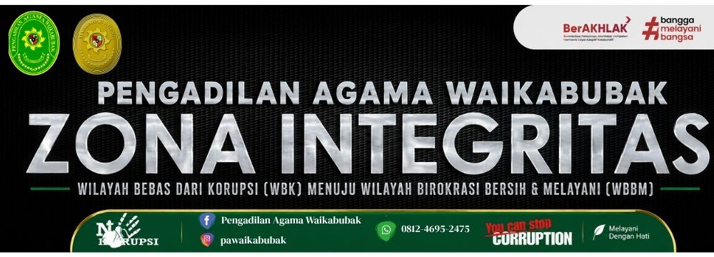 Selamat datang di website resmi Pengadilan Agama Waikabubak